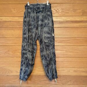 FP Movement harem swirl print drop crotch jogger pants.